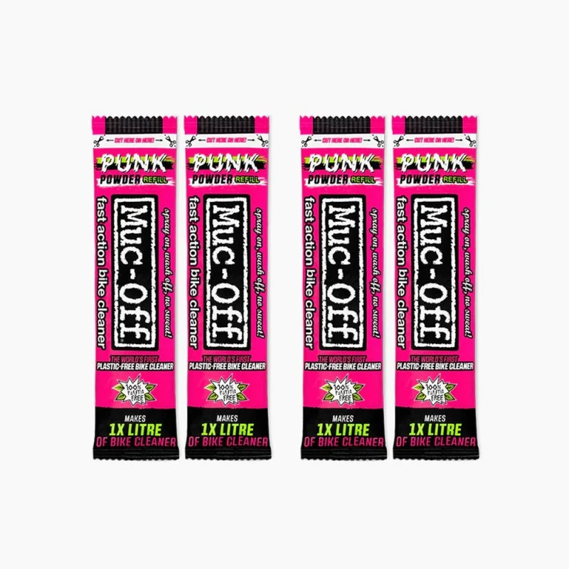 Muc-Off Punk Powder Cleaner 4 Sachets Nettoyant 3 Muc-Off Punk Powder Cleaner 4 Sachets Nettoyant